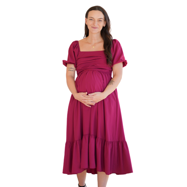 Bronwyn Dress - Burgundy