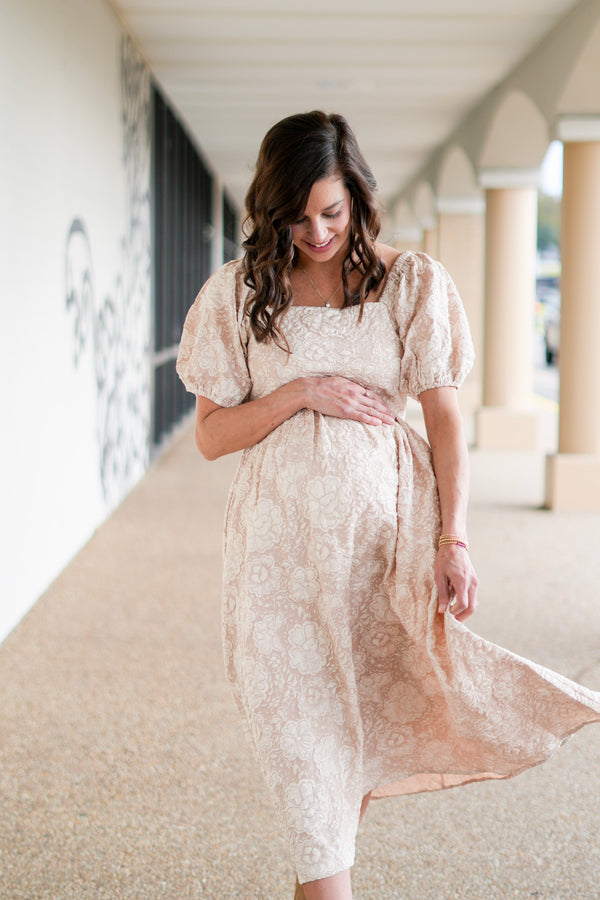 Josephine Dress - Beige