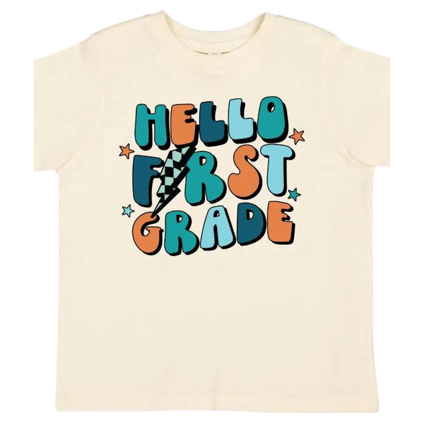 Hello First Grade Tee