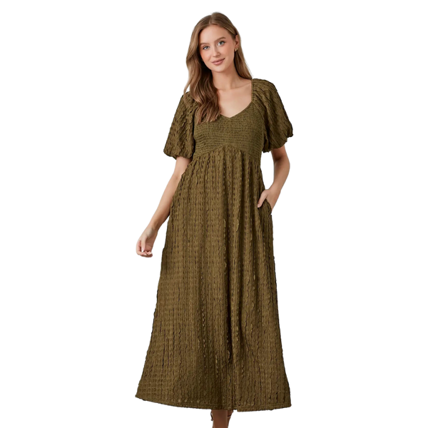 Tallulah Dress - Olive