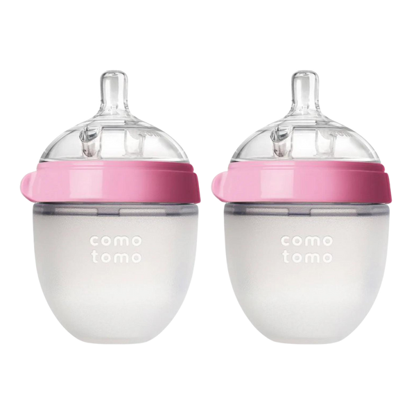 Pink Comotomo 5oz Bottle 2PK