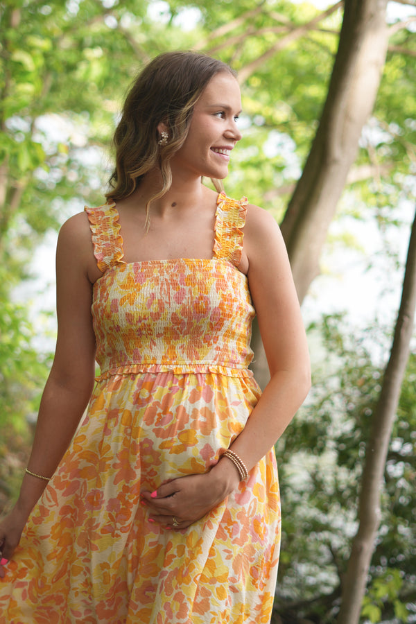 Dahlia Dress - Yellow