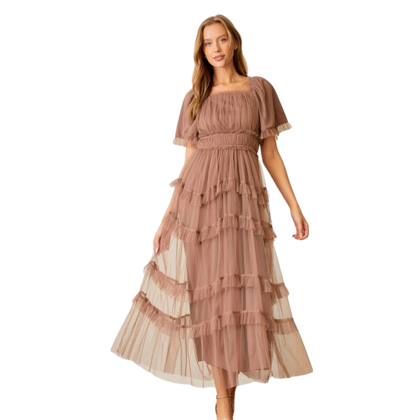 Catherine Dress - Mocha