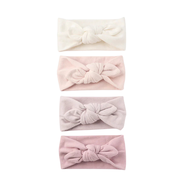 Knotted Bow Headband - 4PK