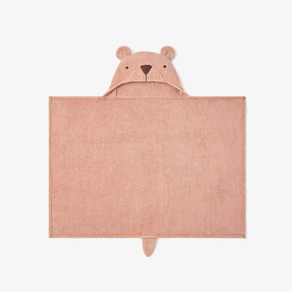 Bear Hooded Baby Bath Wrap