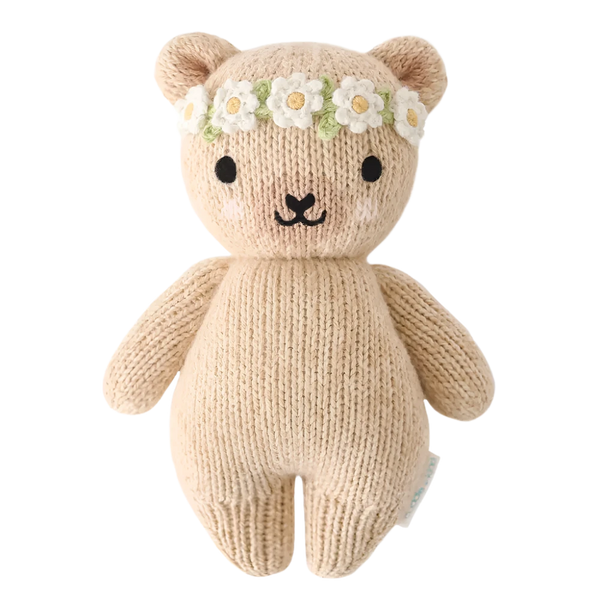 Baby Honey Bear (Ivory Floral)