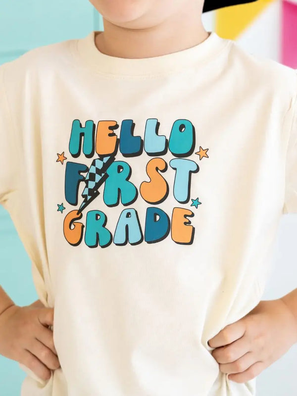 Hello First Grade Tee