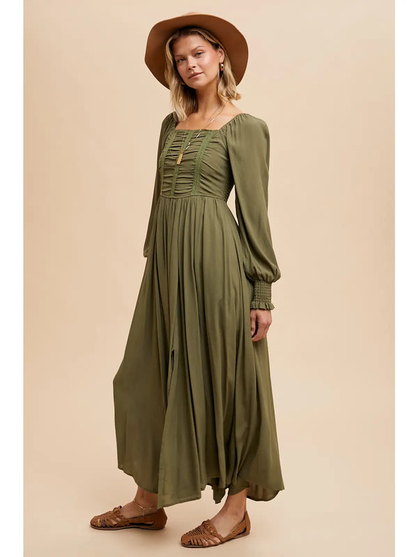 Aurelia Dress - Olive