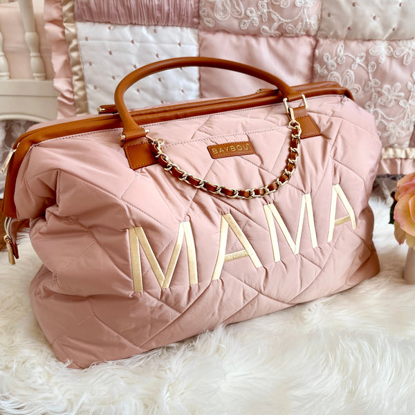 Mama Diaper Bag Tote - Pink