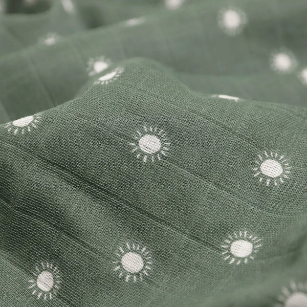 Sage Suns Organic Cotton Muslin Swaddle