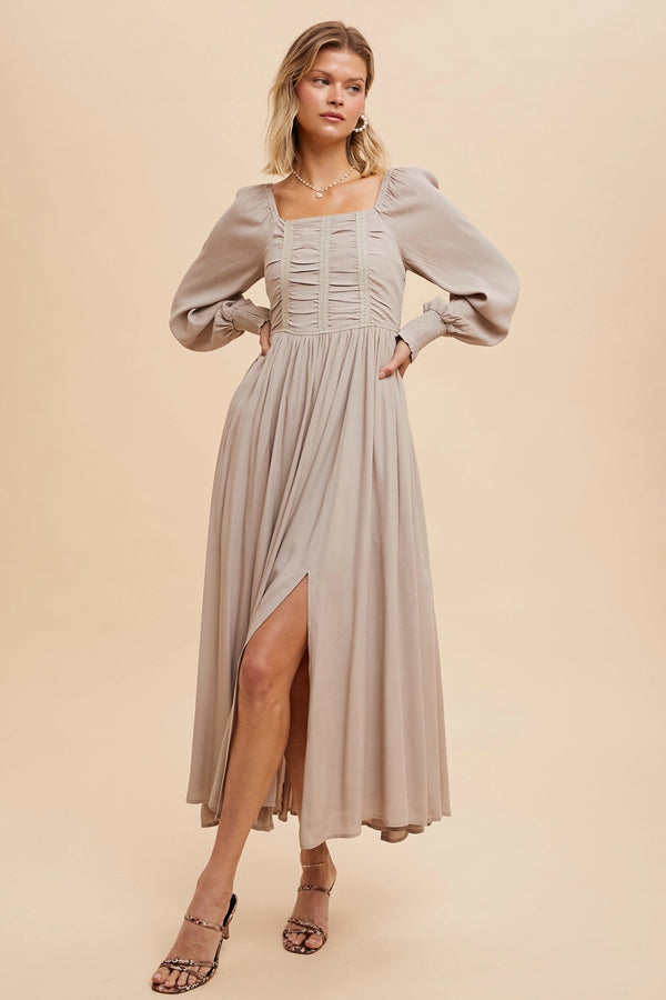 Aurelia Dress - Taupe