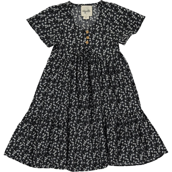 Wanda Dress - Black Floral